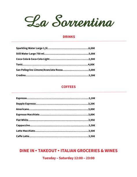 La sorrentina menu - La Sorrentina is located at 420 Beach 129th Street. The restaurant is open for dine-in, take out, delivery, catering and parties. Take advantage of the anniversary special by making your reservations today. For reservations, call 718-474-1775.